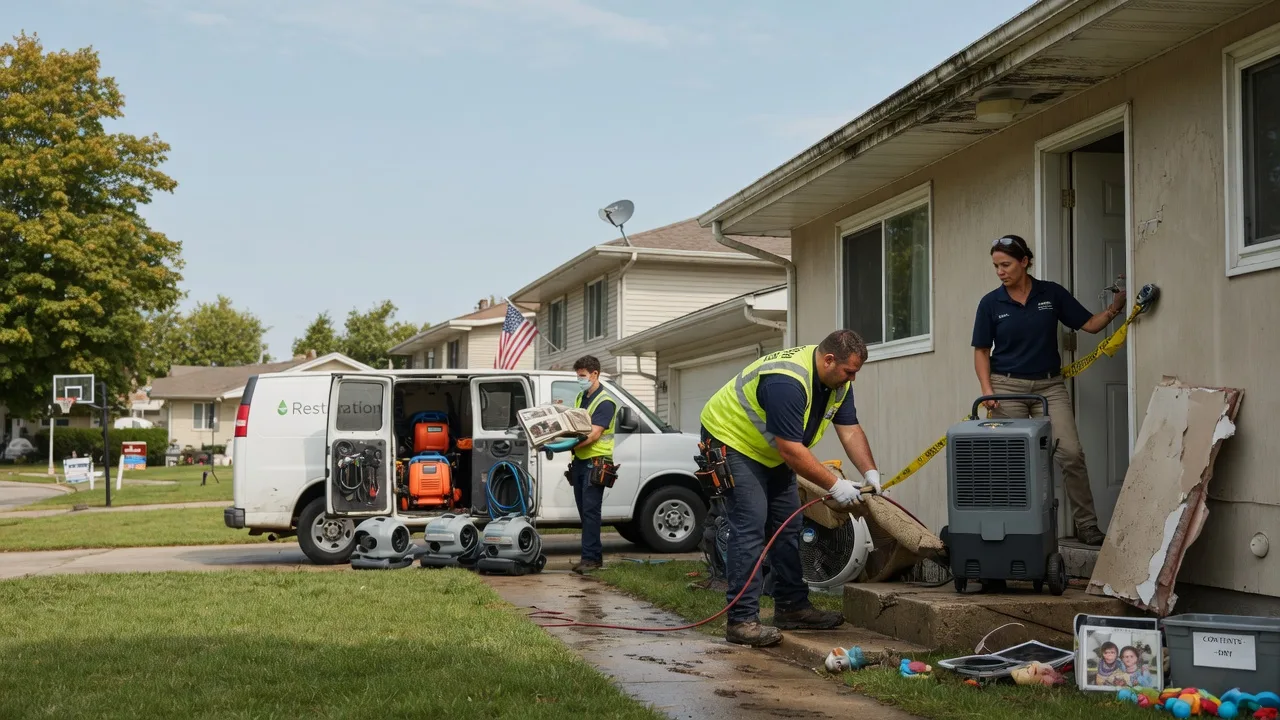 Water Damage Restoration in Coats, KS near me